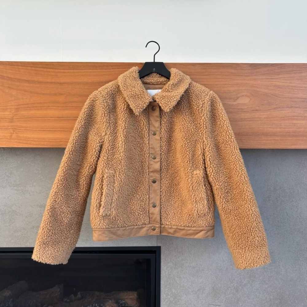 Madewell Teddy Portland Sherpa Jacket - Picture 9 of 12
